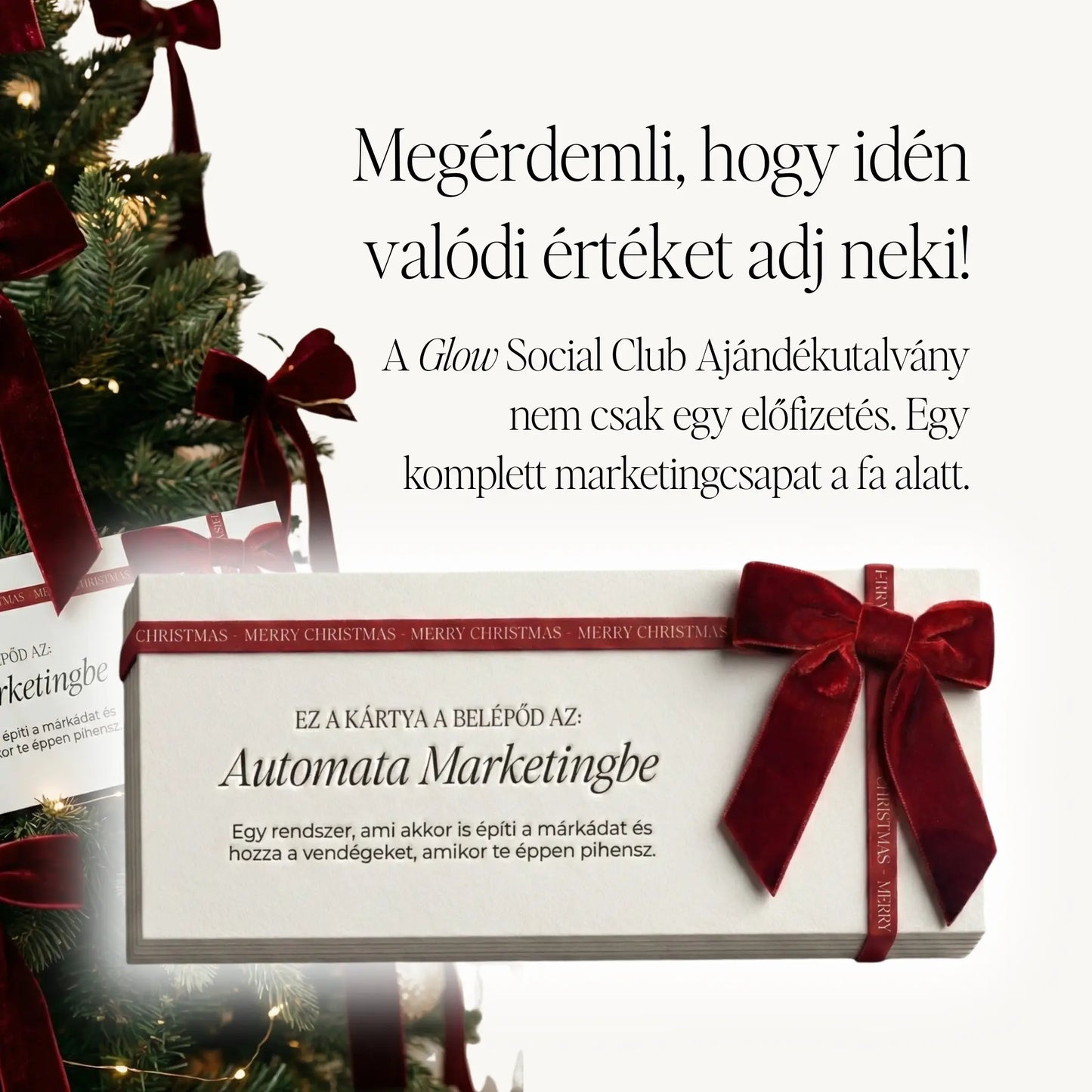 Glow Social Club Online Ajándékutalvány – Marketing & Nyugalom Beauty Vállalkozóknak