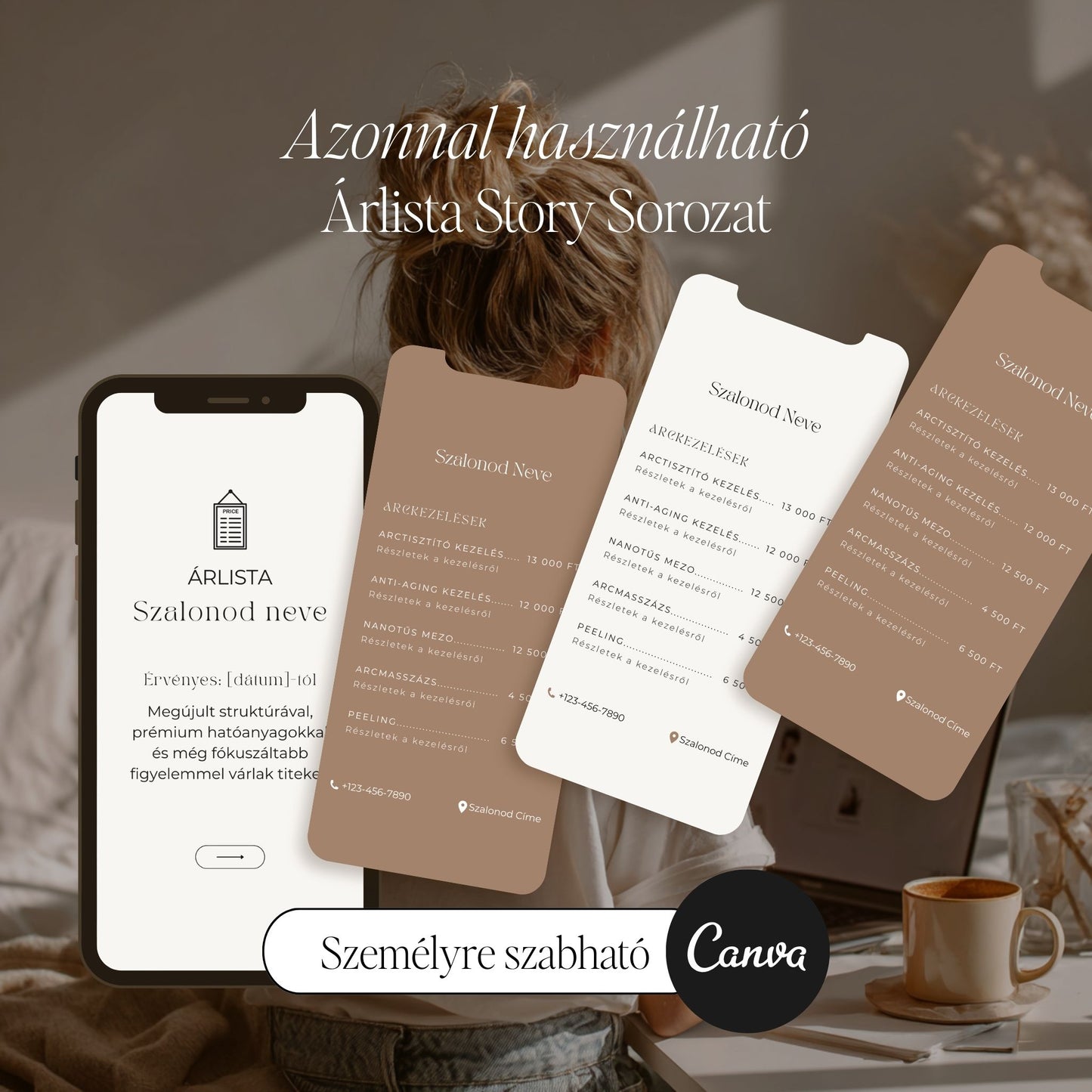 The Profitable Salon - Szalon Árazás Kalkulátor & Árlista Sablon Csomag