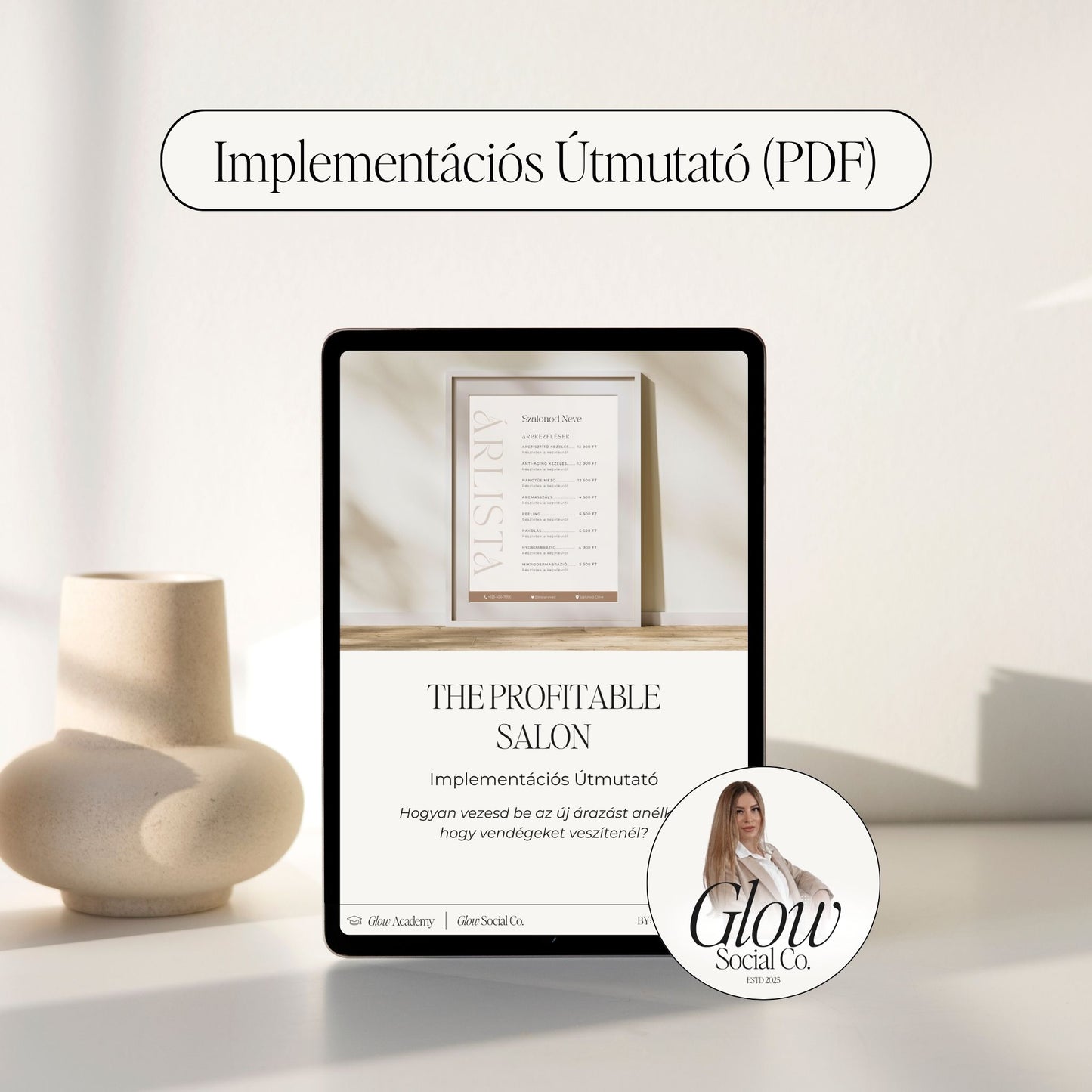 The Profitable Salon - Szalon Árazás Kalkulátor & Árlista Sablon Csomag