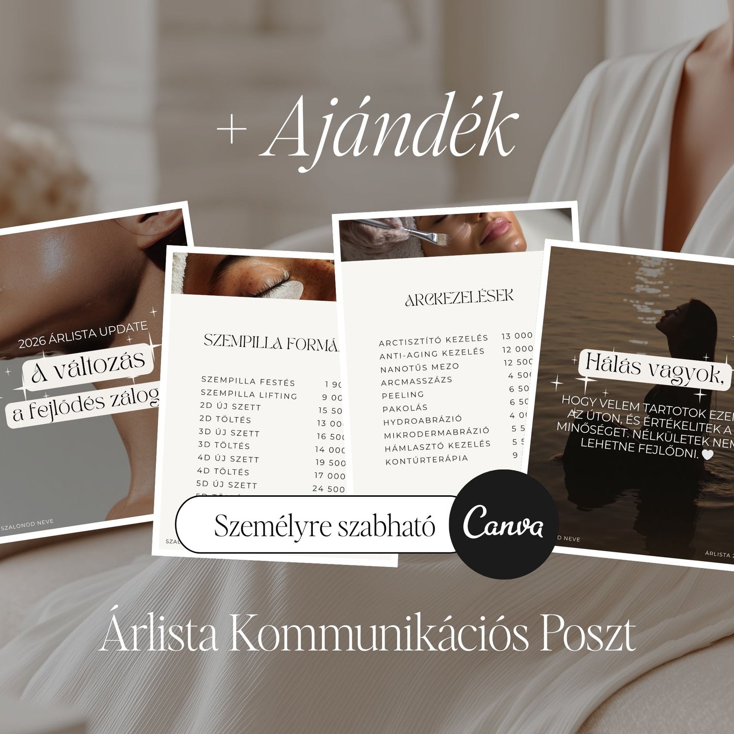 The Profitable Salon - Szalon Árazás Kalkulátor & Árlista Sablon Csomag